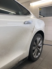 Auto ''zašvihané'' v období zimních měsíců.