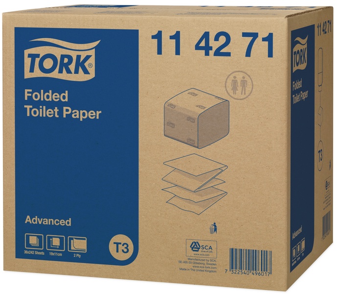 Tork Advanced skládaný toaletní papír (114271)