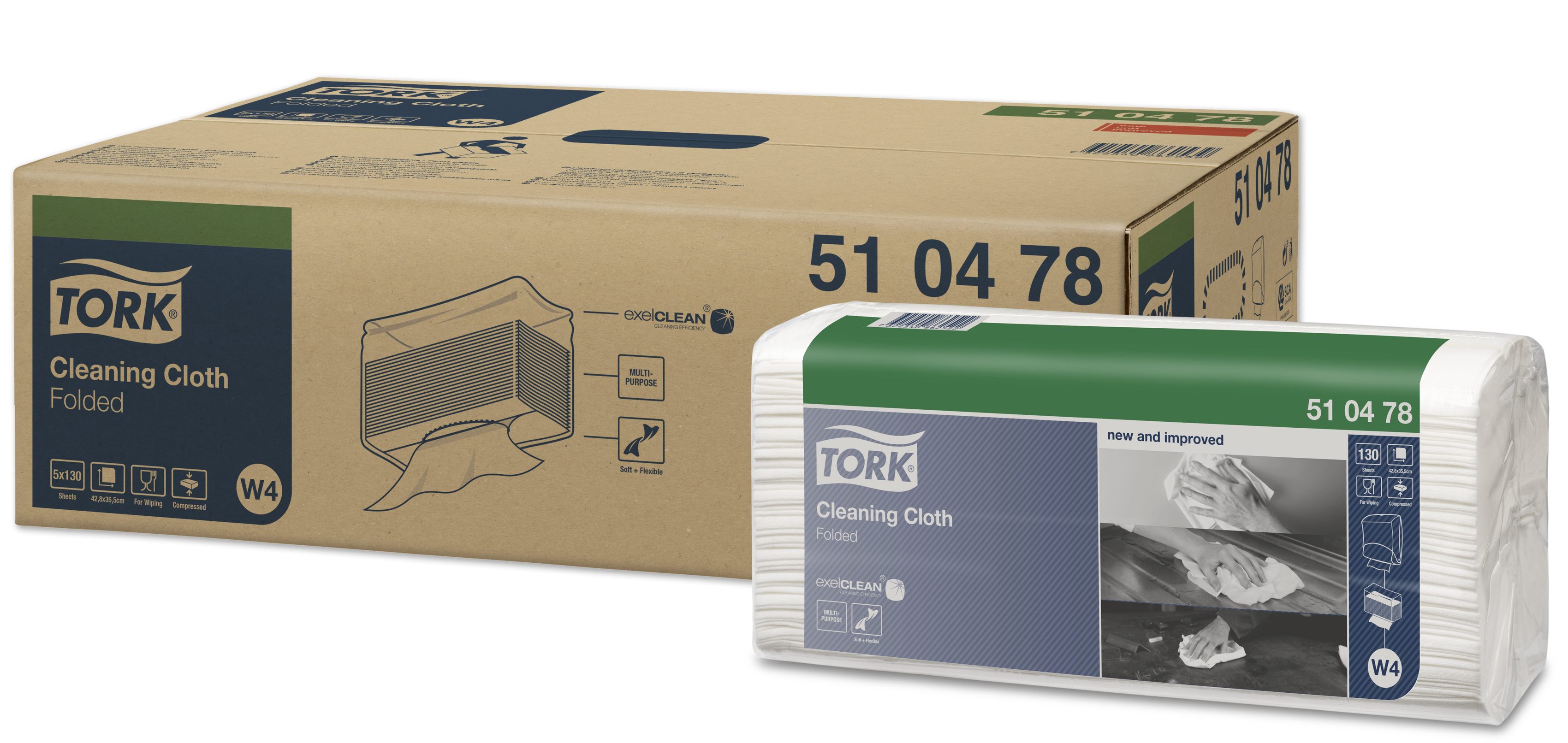 Tork jemná čisticí utěrka - skládaná (510478)