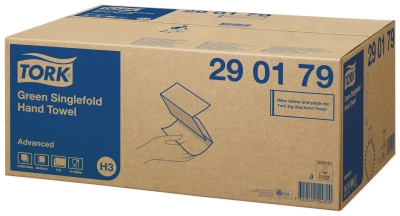 Tork Singlefold zelené papírové ručníky ZZ (290179)
